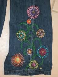 embroidery jeans